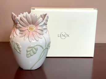 Lenox Floral Blooms Gerber Daisy Vase 1999 New In Box