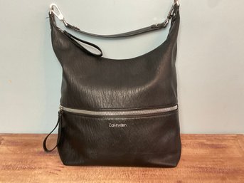 Calvin Klein Faux Leather Shoulder Bag Like New