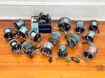 Collection Of Vintage Fishing Reels