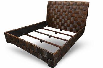 Vintage Donghia - Block Island King Bed - Tobacco Color - Designed By John Hutton (Org Retail $7000)