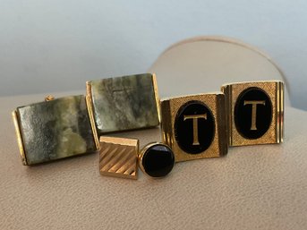 Vintage Cuff Links And Tie Tacks
