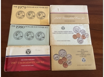 Collection Of US Uncirculated Coin Sets