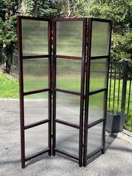 Glass Insert Room Divider ( 72 X  55.5 )