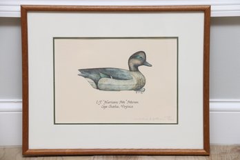 Duck Print Pencil Signed And Numbered With COA