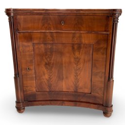 C. 1830-1840 Louis Phillipe Period Antique Mahogany Cabinet 32 X 18 X 33