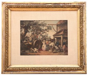 After George Morland (1763 - 1804) Color Etching