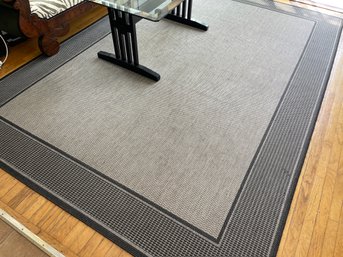Black And Gray Indoor Outdoor Carpet