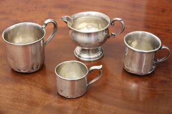 Sterling Silver Cups 261 Grams Total