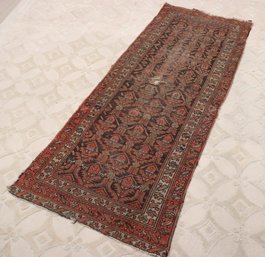 Antique 7ft Handmade Persian Runner