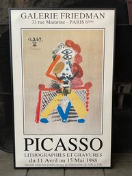 Picasso Gallery Friedman Framed Poster