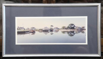 Waterside Reflections  Framed Print