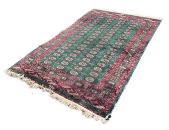 Green & Red Area Rug
