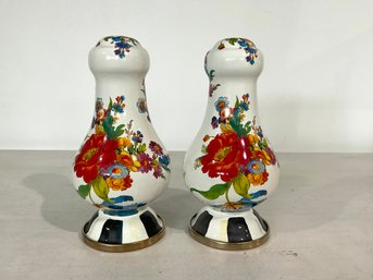 Mackenzie Childs Large Salt And Pepper Shakers