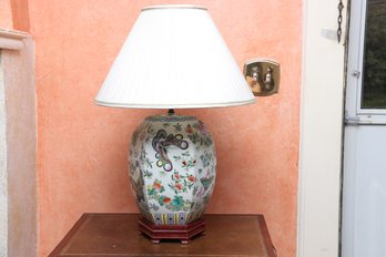 Japanese Keeling Losol Style Ceramic Table Lamp