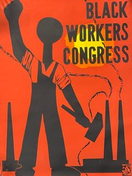 Black Workers Congress Vintage Poster