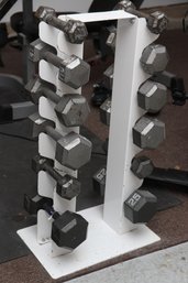 Dumbbell Weight Set & Stand