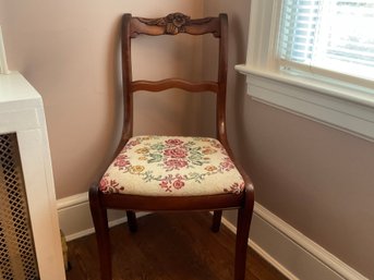 Vintage Rose Back Chair