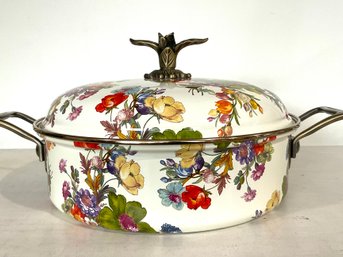 Mackenzie Childs Flower Market Lidded Casserole