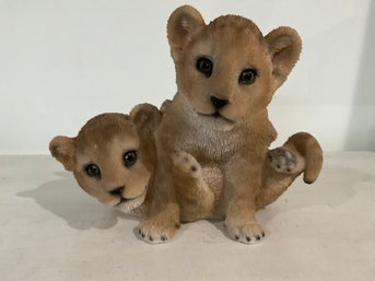 Resin Lion Cubs