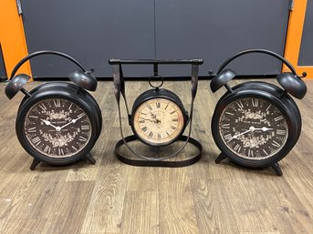 Decorative Clock Trio