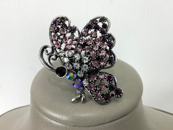 Jeweled Butterfly Ring