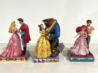 Trio Of Disney Traditions Figurines