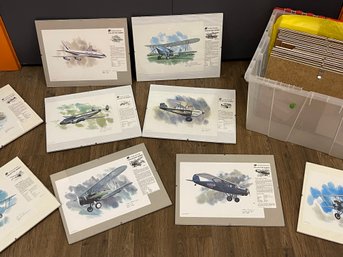 United Airlines Collector Print Set 25 Total