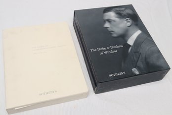 2 Sotheby Auction Catalogues From Duke And Duchess Of Windsor And Jackie Onassis Kennedy