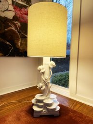 Serge Roche Style LARGE Blanc De Chine Table Lamp