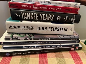 Collection Of NY Yankee And Baseball Books