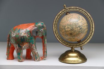Globe And Elephant