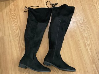 Comfortview Over The Knee Black Boots Size 10M