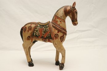 Hand Carved Horse Figurine