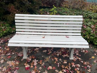 Outdoor All-weather PVC Garden Bench