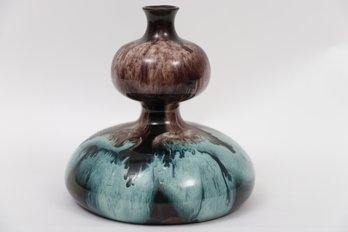 Studio Art Glazed Pottery Vessel