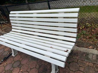 Outdoor All-Weather PVC Garden Bench