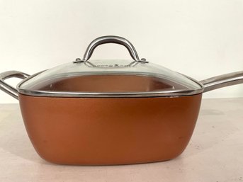 Copper Chef Pan With Lid