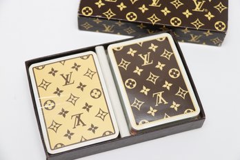 Vintage Louis Vuitton Monogram Playing Cards Set