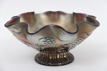 Amethyst Carnival Glass  Bowl