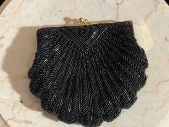 Black Art Deco Style Handbag