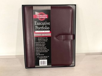 Geniune Leather Executive Portfolio New In Box