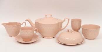 Pink Breakfast Set  By Grays Pottery