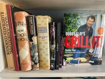 Collection Of Cook Books Including Bobby Flay