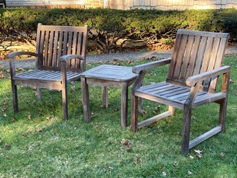 Outdoor Classics 3 Piece Teak Patio Set