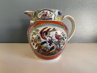 Antique English Georgian Pearlware Pitcher