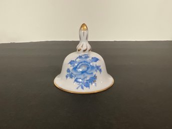 Herend Blue Floral Table Bell