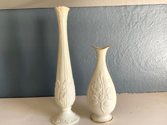 2 Lenox Bud Vases