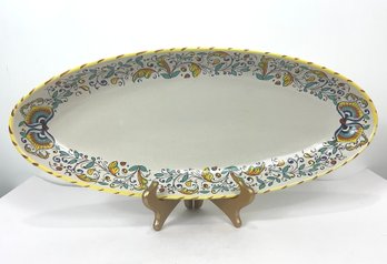 Meridiana Ceramiche Large Oval Serving Platter