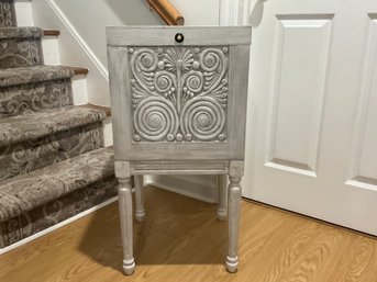 Carved Cabinet Side Table