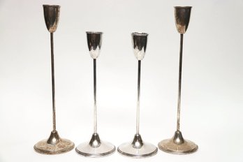 Empire Sterling Silver Weighted Slender Candlesticks
